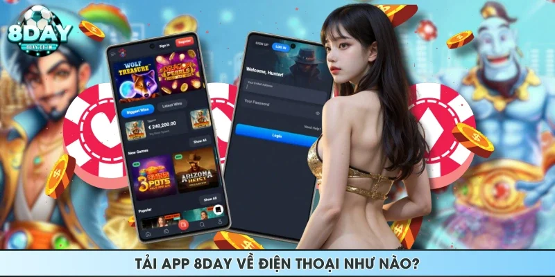 Tải app 8DAY về điện thoại như nào?
